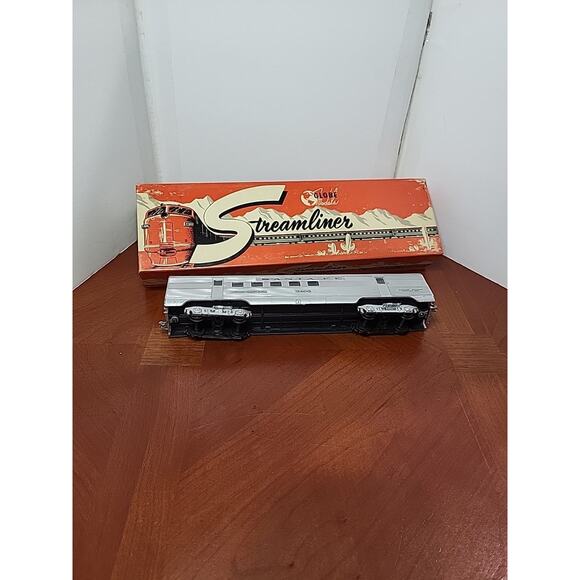 Vintage Globe Ho Santa Fe 3406 Streamliner REA US Mail Railway Post Office Car - Picture 8 of 11